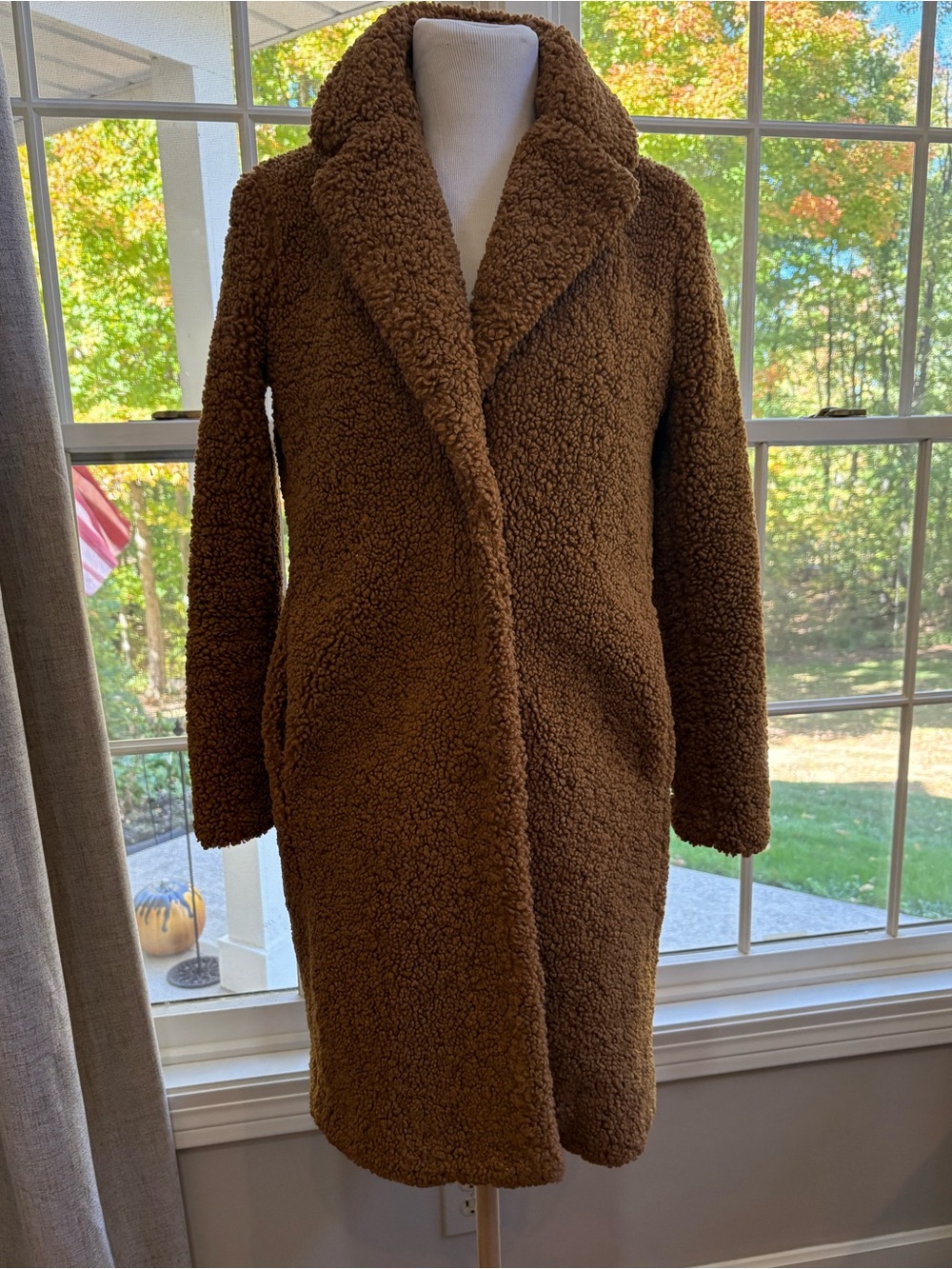J Crew Sherpa Teddy coat size XS